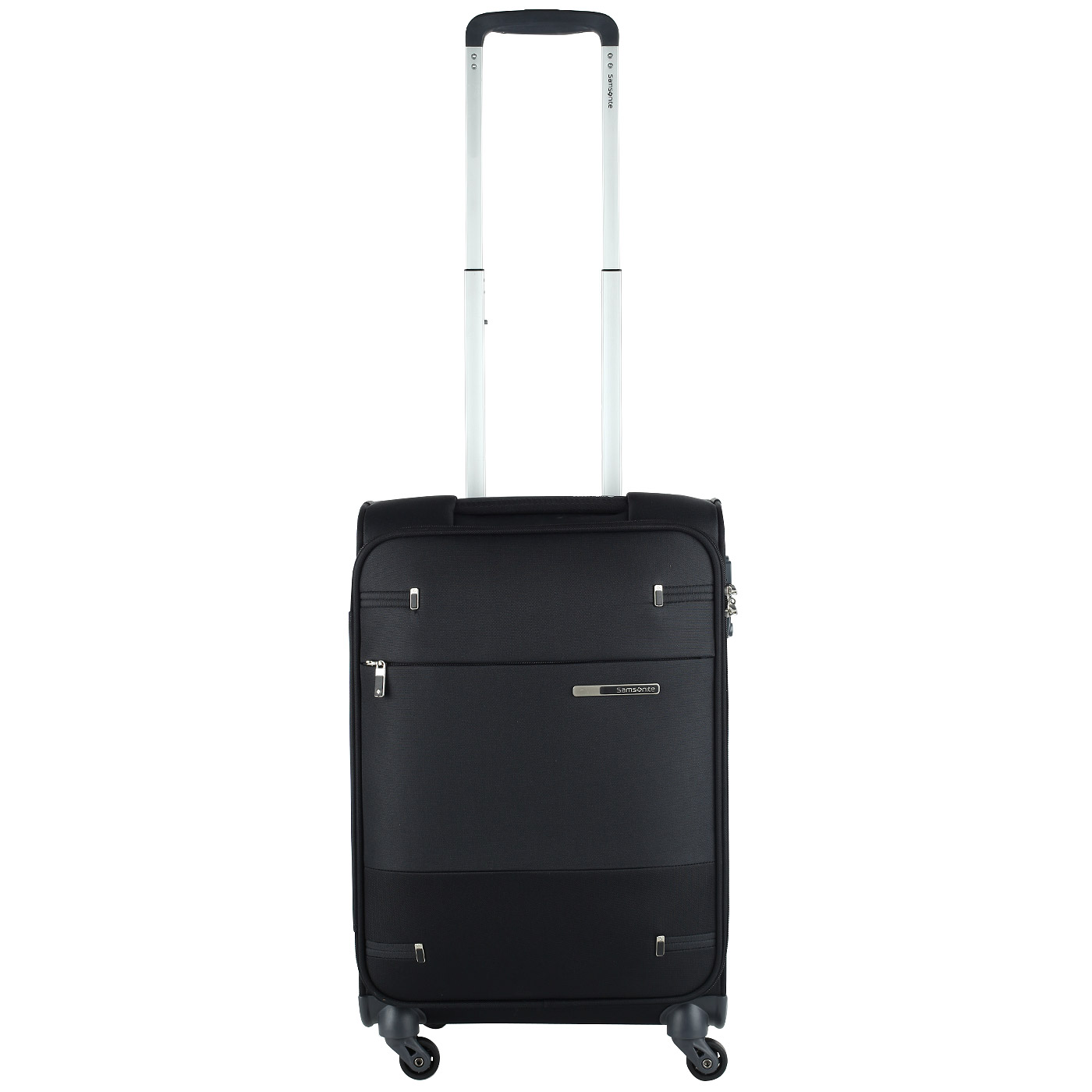 Черный тканевый чемодан на молнии Samsonite Base Boost