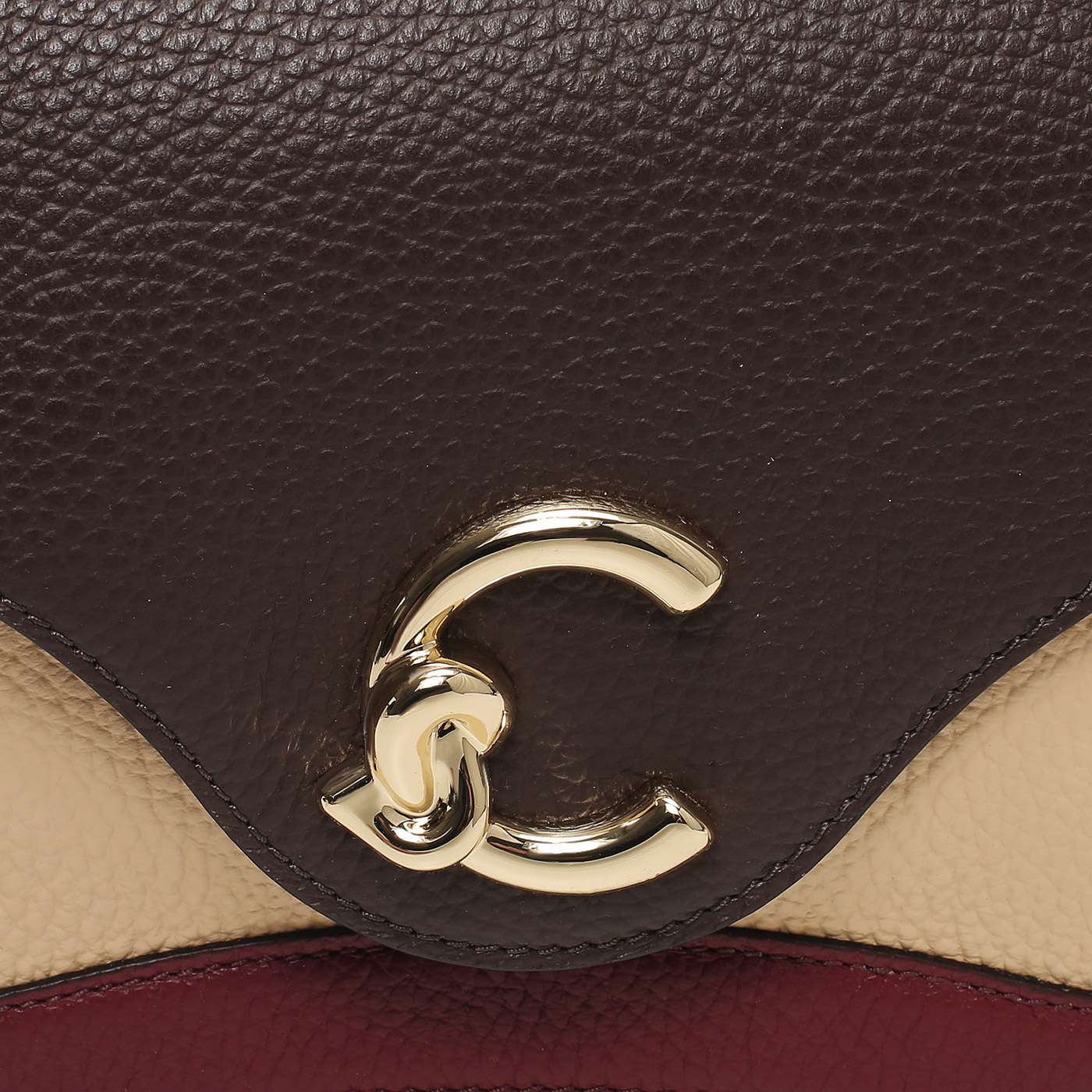 Кожаная сумка Coccinelle Coccinelle C-me Tricolor