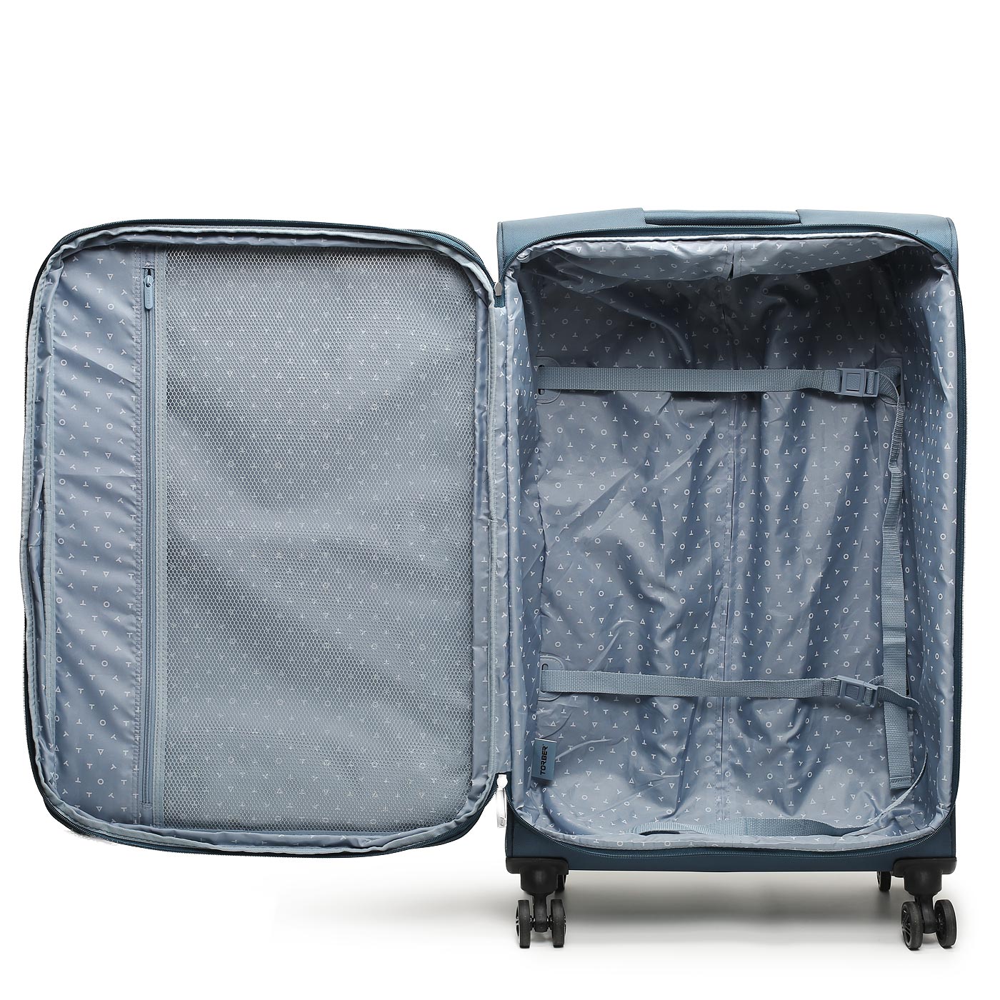 Чемодан большой L тканевый Torber Vivi