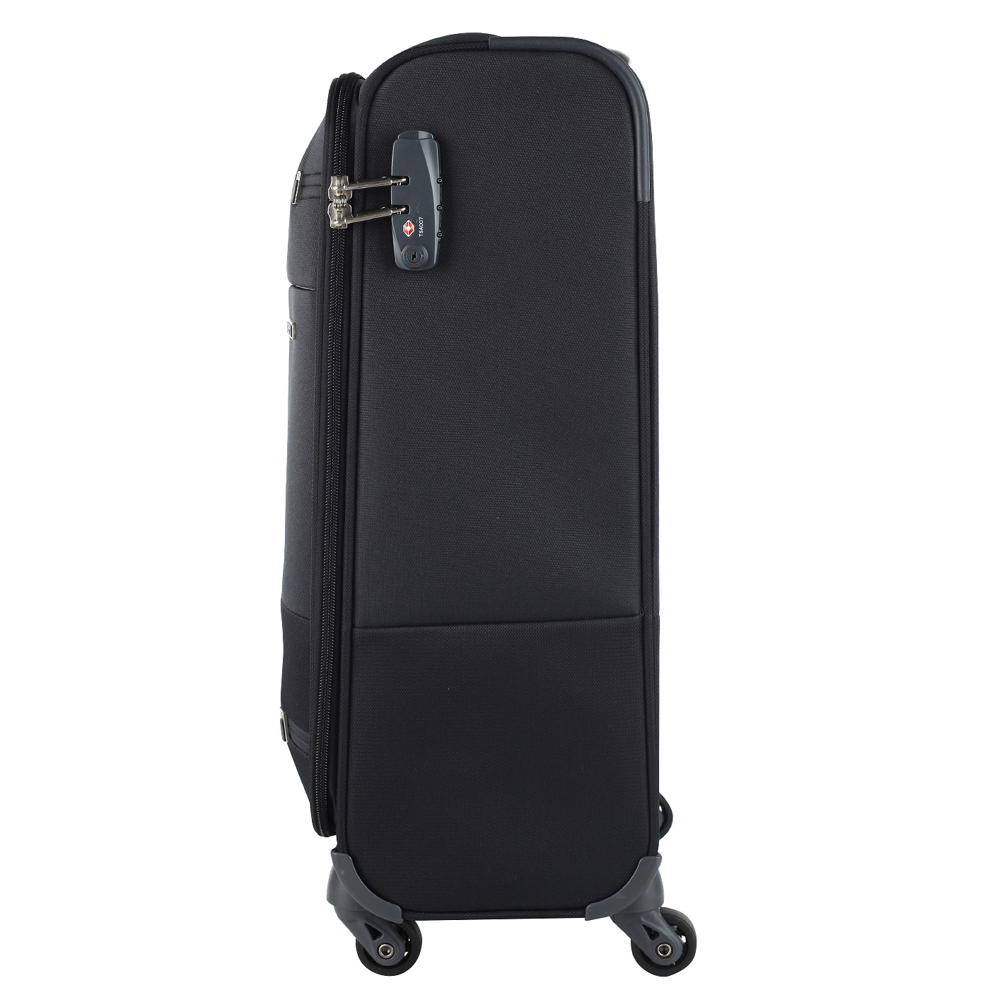 Черный тканевый чемодан на молнии Samsonite Base Boost