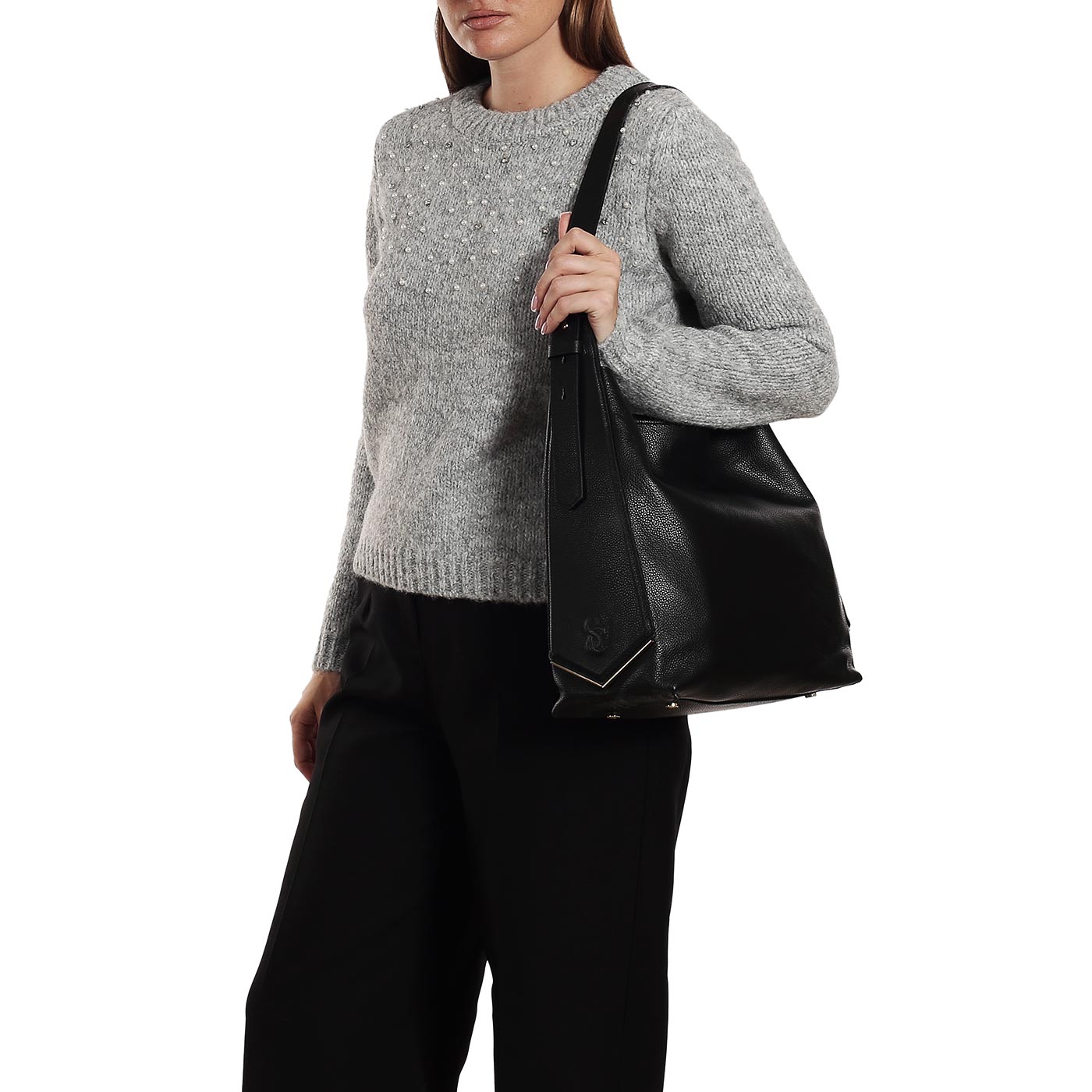 Кожаная сумка Carlo Salvatelli Violetta gemma