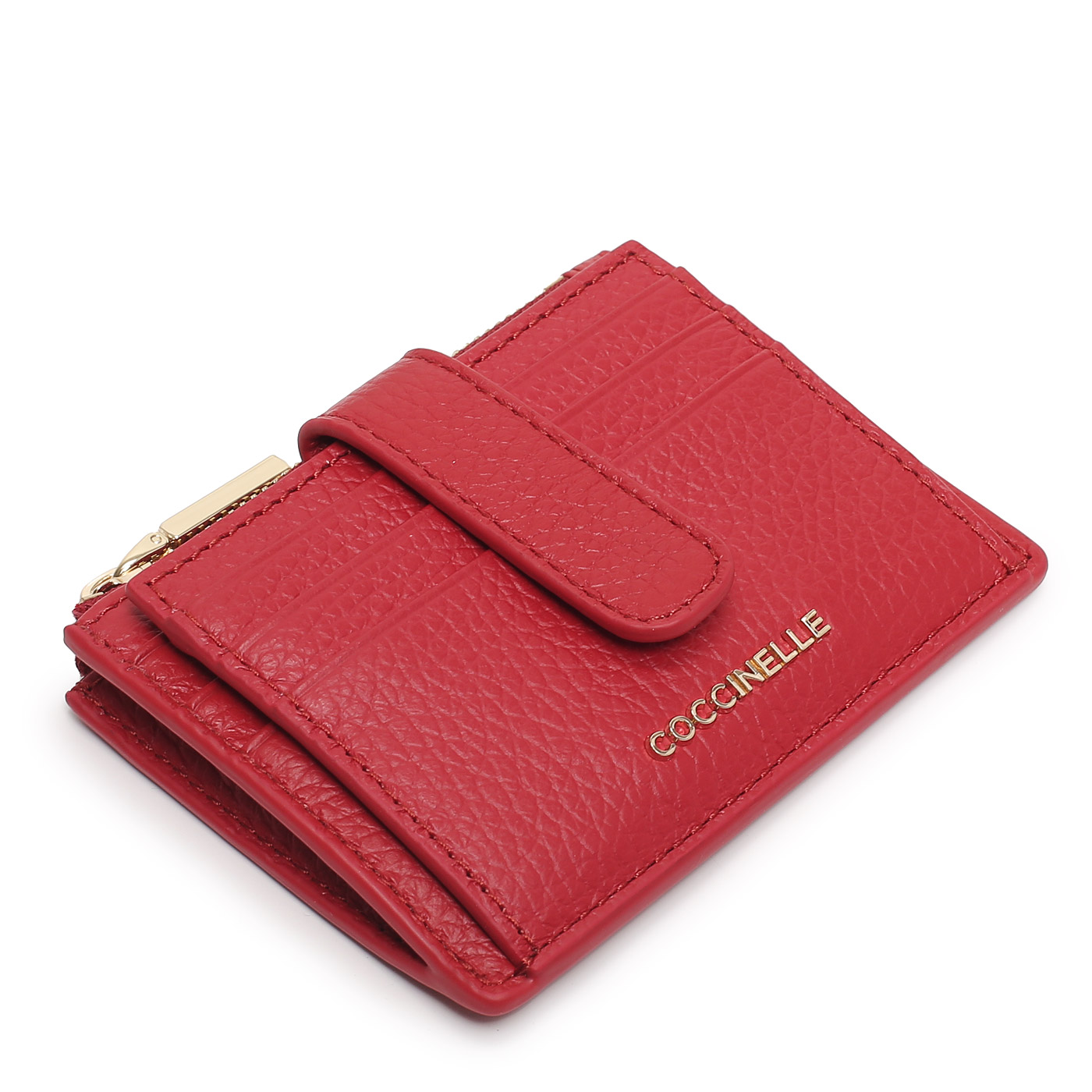 Кожаная визитница Coccinelle Metallic Soft