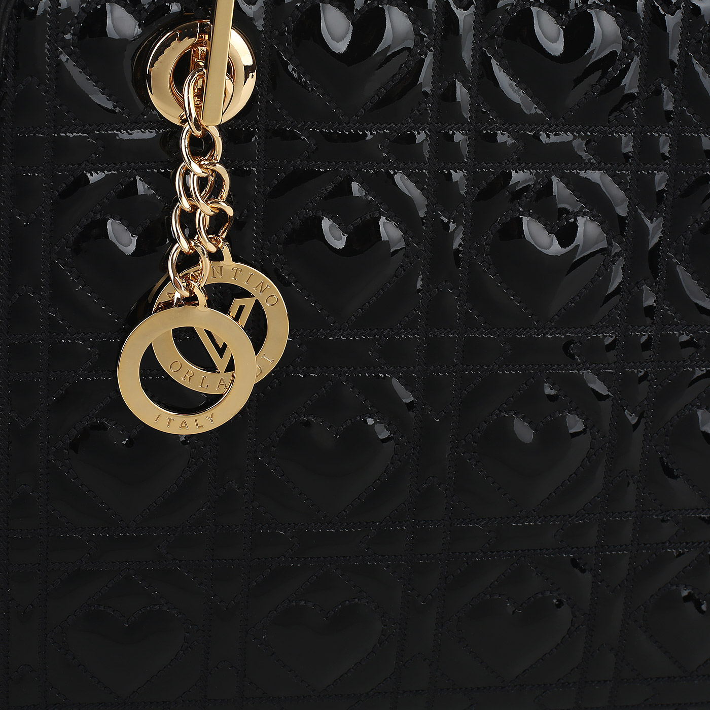 Кожаная сумка Valentino Orlandi Renne Shine