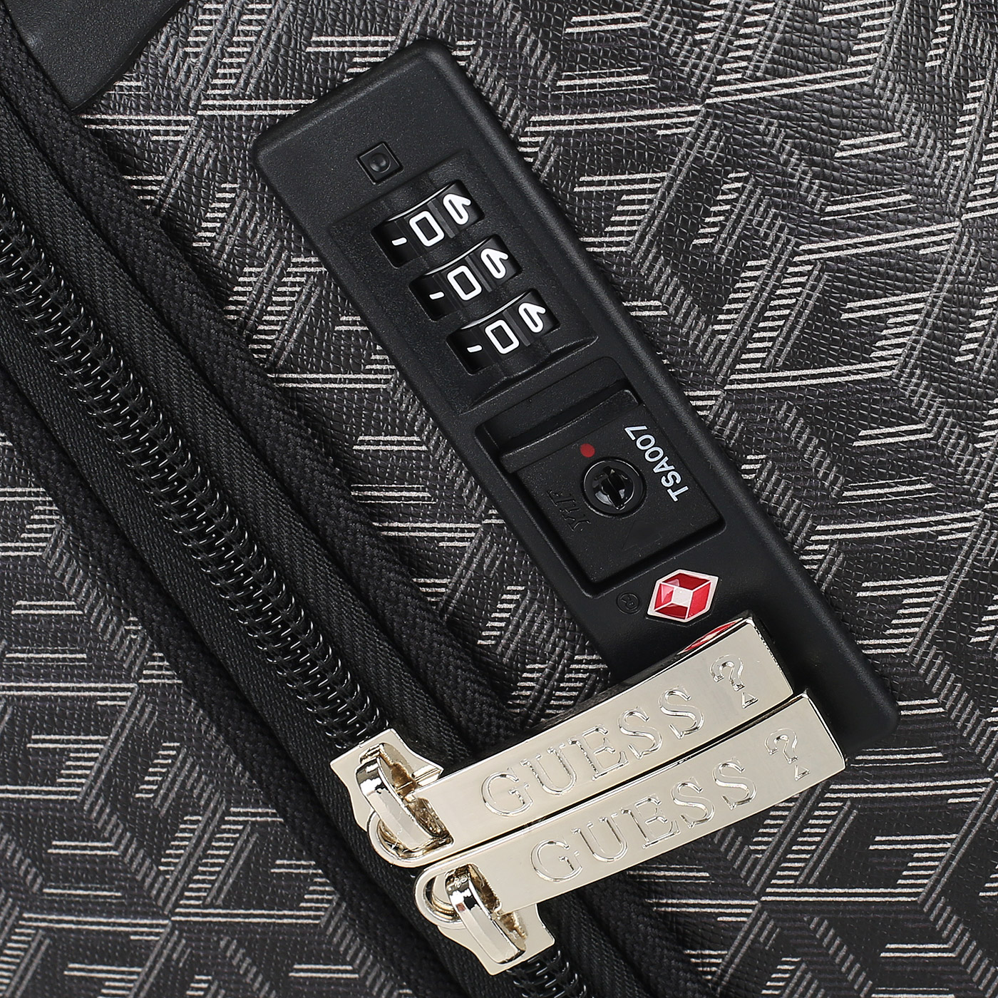 Чемодан маленький S из полиурeтана Guess Wilder Travel