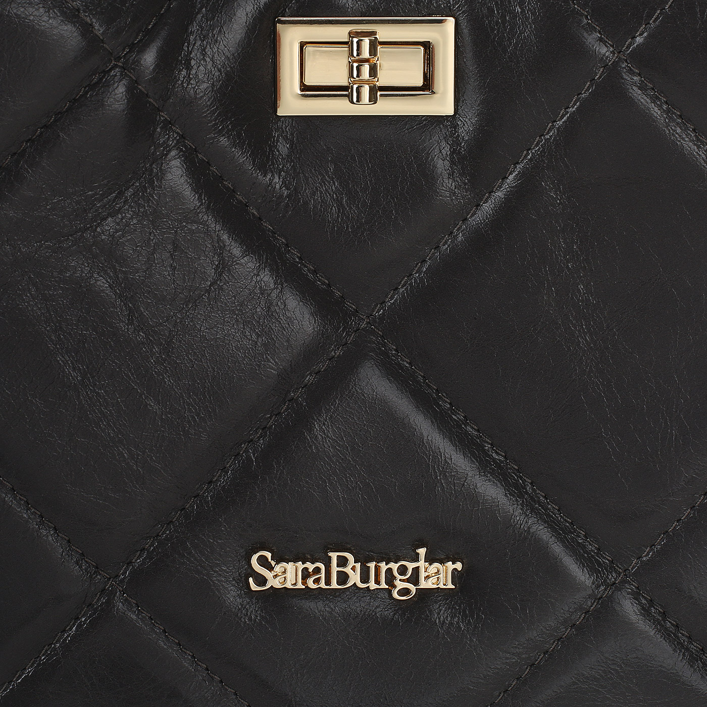 Кожаная сумка Sara Burglar Ambra