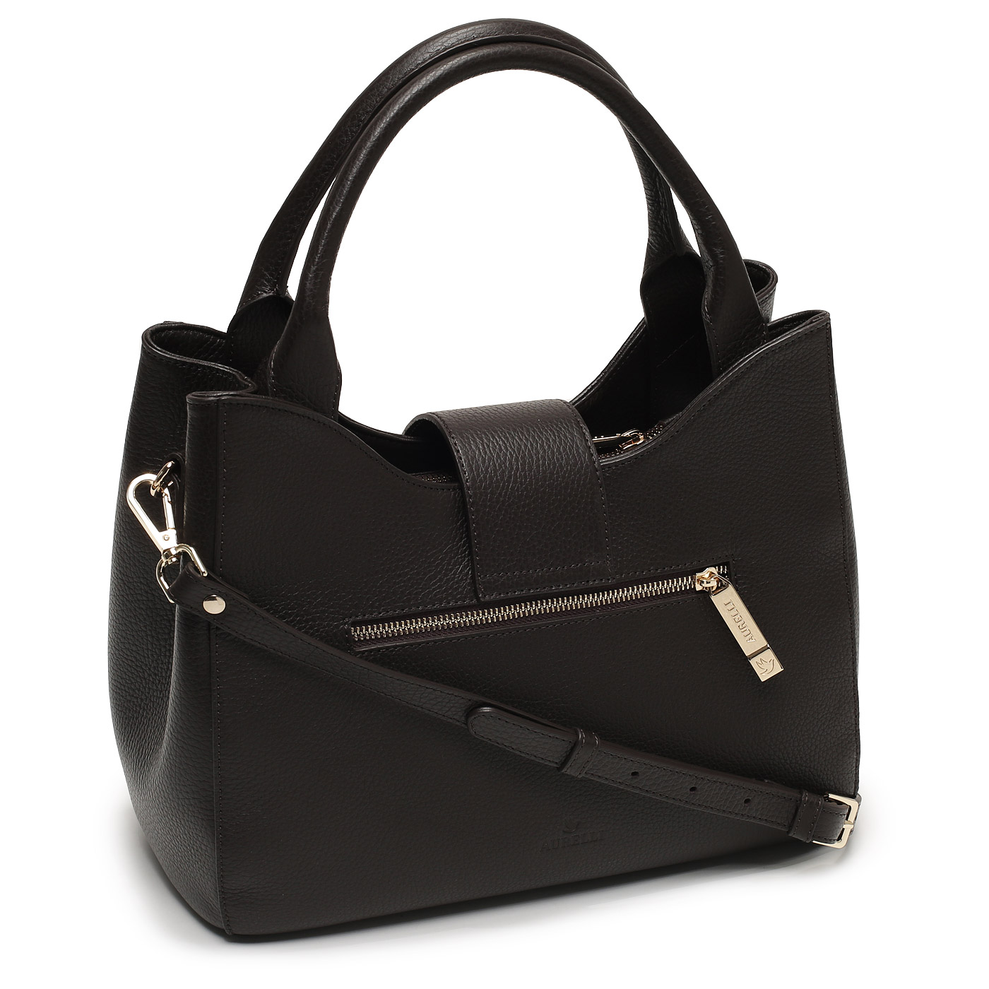 Кожаная сумка Aurelli Soft