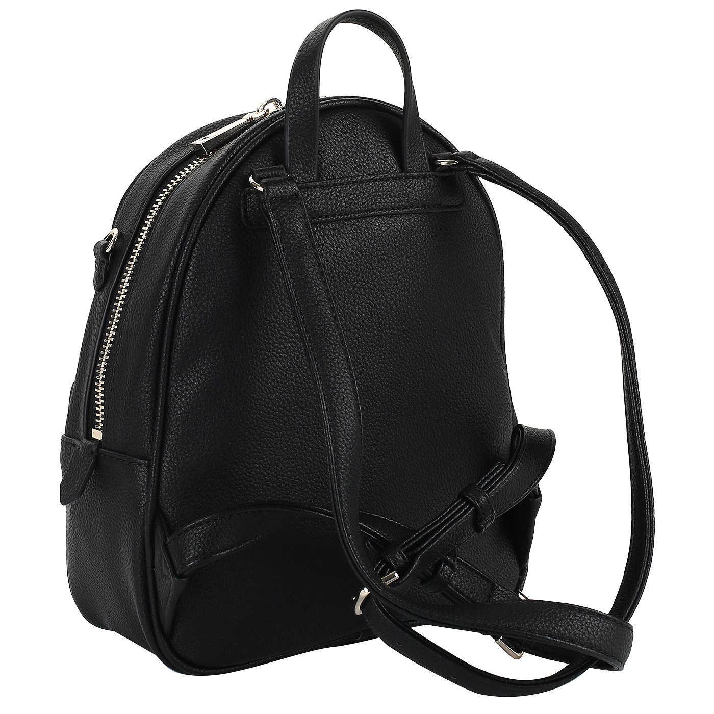 Женский черный рюкзак с декором Guess Varsity Pop