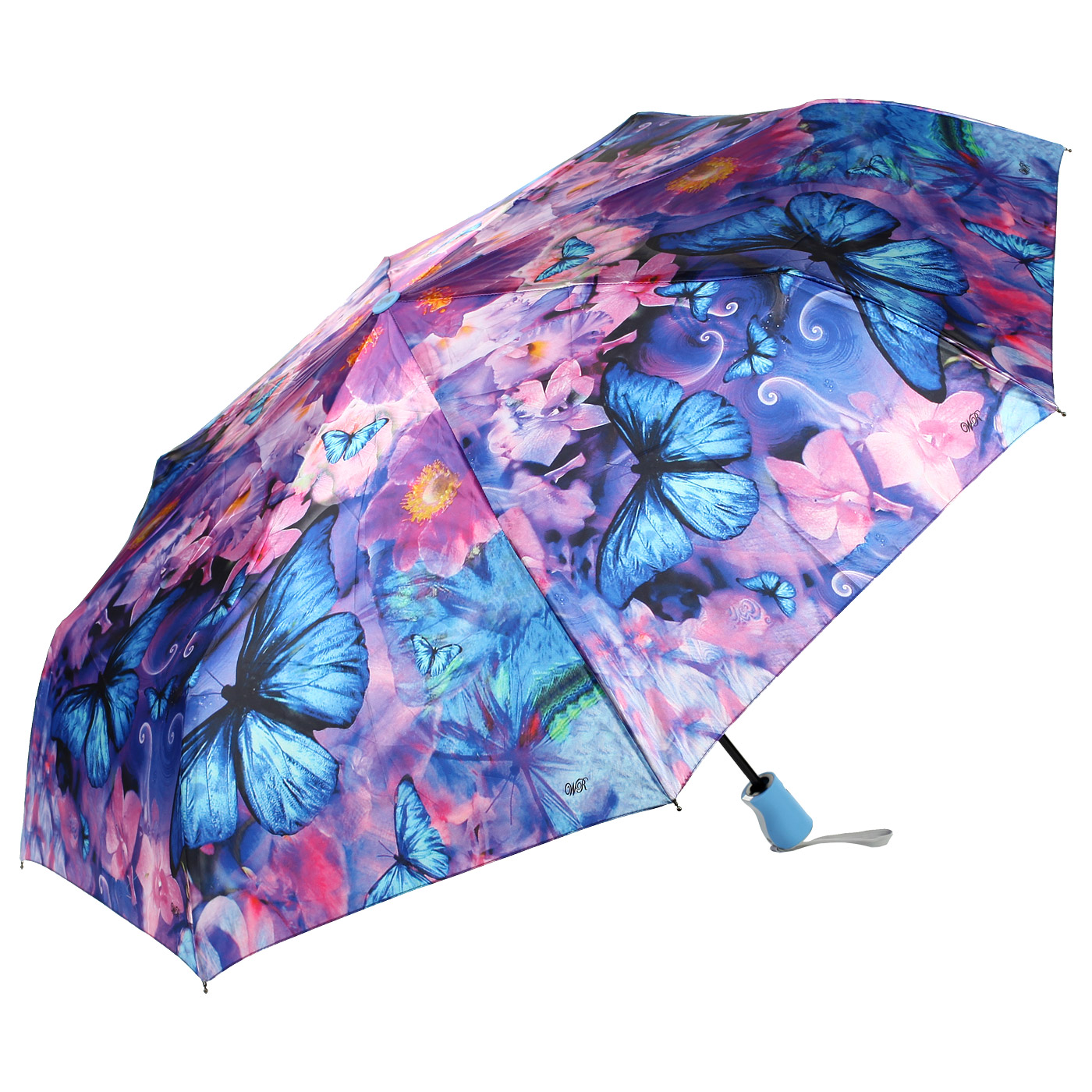 Raindrops Автоматический зонт с цветочным принтом