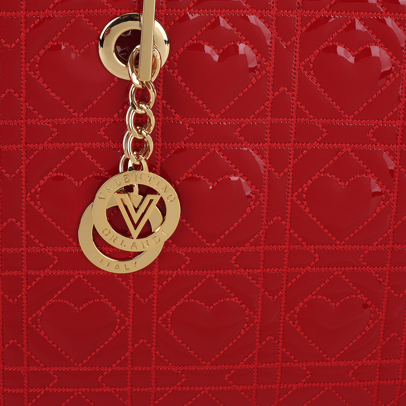 Кожаная сумка Valentino Orlandi Renne Shine