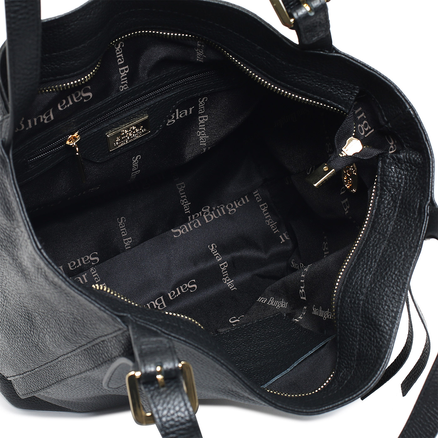 Кожаная сумка Sara Burglar Viola Cervo