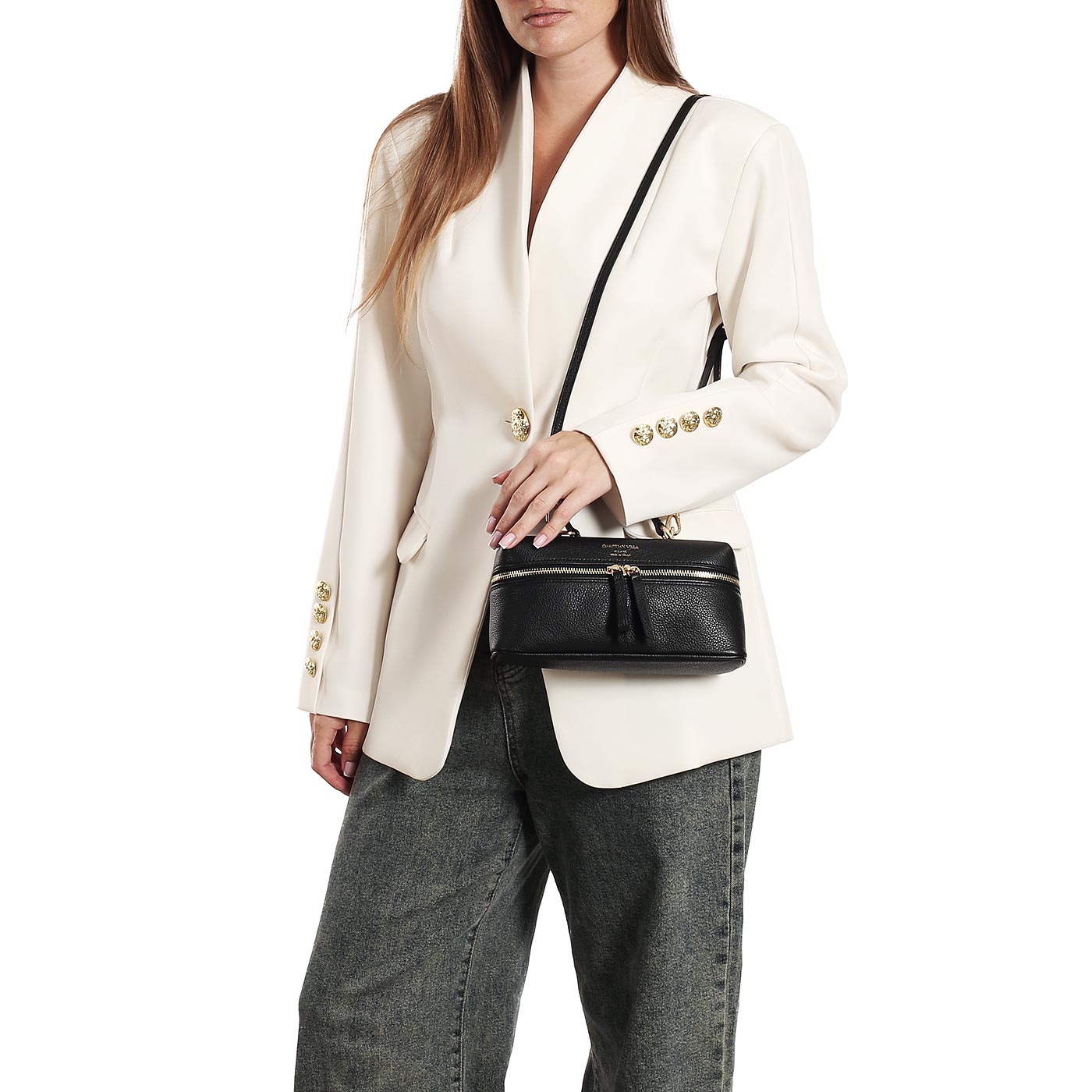 Кожаная сумка Christian Villa Peggy